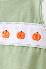 Green Pumpkin Embroidery Bubble