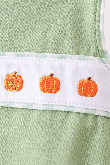 Green Pumpkin Embroidery Bubble