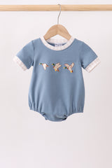 Teal Duck Embroidery Bubble