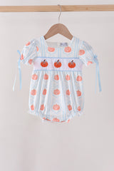 Blue Pumpkin Embroidery Bubble