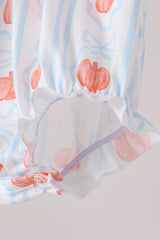 Blue Pumpkin Embroidery Bubble