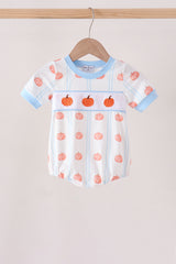 Blue Pumpkin Embroidery Bubble