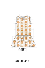 Pumpkin Bow Bamboo Dress