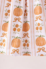 Pumpkin Bow Bamboo Dress