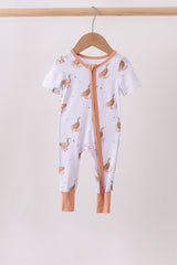 Duck Bamboo Zipper Romper