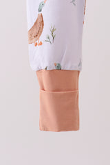 Duck Bamboo Zipper Romper