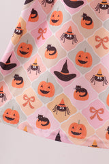 Pumpkin spider bow Dress
