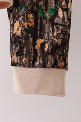 Gray Deer Applique Pants Set