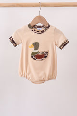 Camouflage duck applique bubble