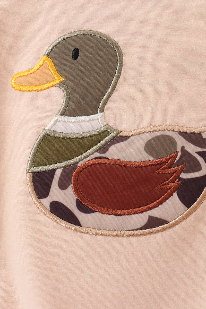 Camouflage duck applique bubble