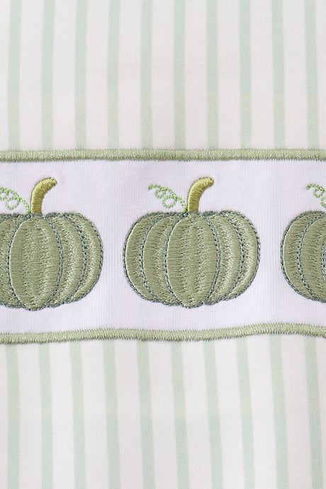 Sage Pumpkin Embroidery Bubble