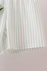 Sage Pumpkin Embroidery Pants Set
