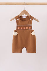 Brown Pumpkin Smocked Jon Jon