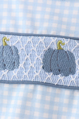 Blue Pumpkin Smocked Gingham Jon Jon