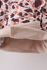 Camouflage Fleece Hoodie Jacket
