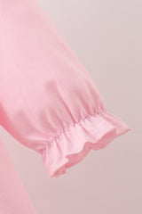 Pink Mallard Applique Ruffle Dress