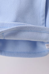 Blue Fleece Bow Coat