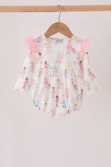 Pink all day adventure ruffle bubble