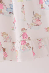 Pink all day adventure ruffle dress