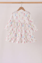 Pink all day adventure ruffle dress