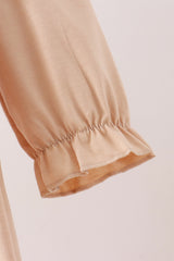 Camouflage duck embroidery ruffle dress