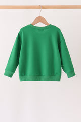 Green Holly Jolly French Knot Top