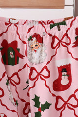 Pink Christmas Tree Bamboo Mom&me Pajama Set