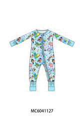 Blue toy story bamboo romper