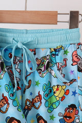 Blue toy story bamboo jogger set
