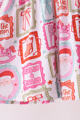Red Santa Carousel Pajama Set