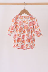 Orange Pumpkin Print Bubble