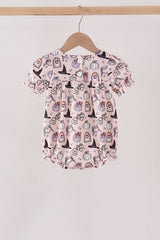 Pink Spooky embroidery bubble