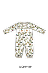 Duck embroidery romper