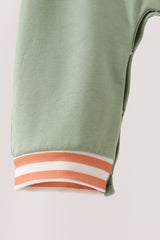 Sage Reindeer Applique Romper