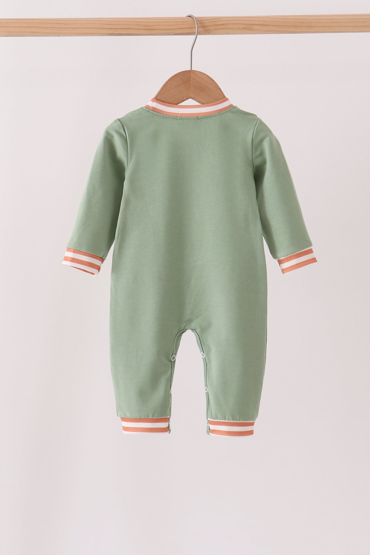 Sage Reindeer Applique Romper