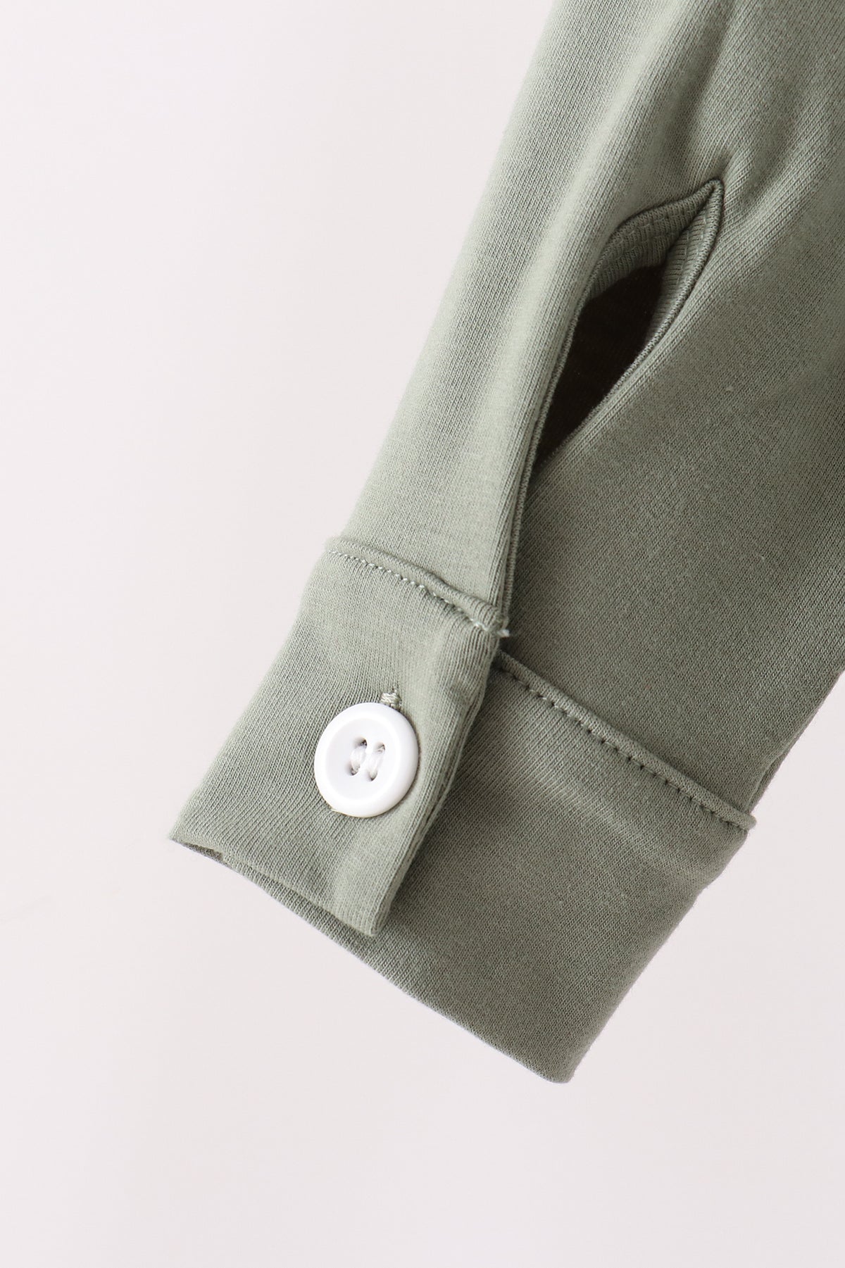 Green Pocket Button Down Shirt