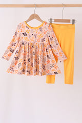 Mustard leaves bamboo pants set