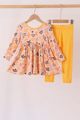 Mustard leaves bamboo pants set
