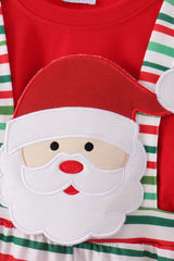 Red santa claus applique 2pc set