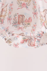 Pink horse ruffle bubble