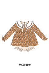 Fall floral print bubble