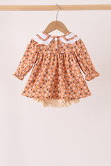 Fall floral print bubble
