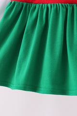 Green Gingerbread Smocked Bloomer Set