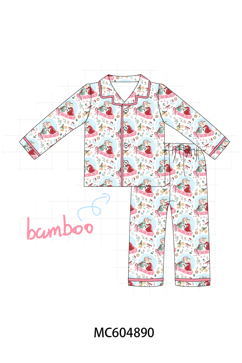 Blue frozen pajama set