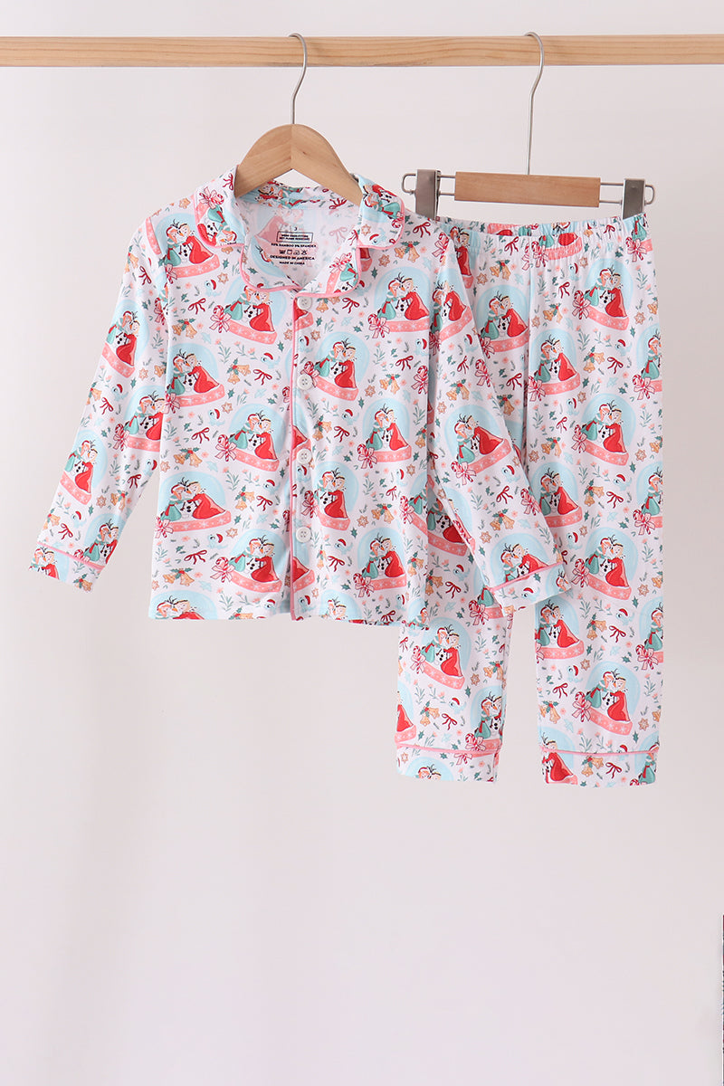 Blue frozen pajama set