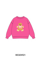 Pink Gingerbread Sequin Top