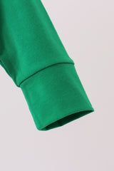 Green Santa Embroidery Romper