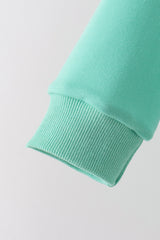 Mint Santa Sequin Mom&me Top