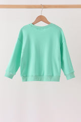 Mint Santa Sequin Mom&me Top