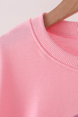 Pink Santa Sequin Top